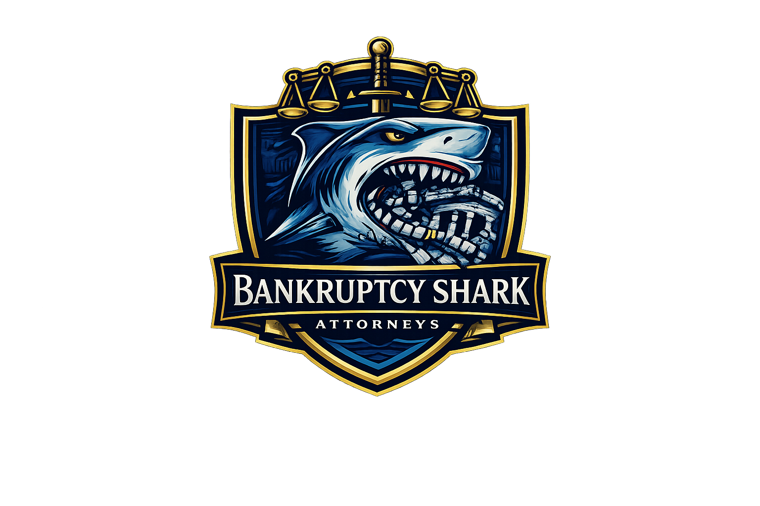 Bankruptcy Shark Logo
